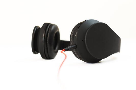 Black Wired Headphones